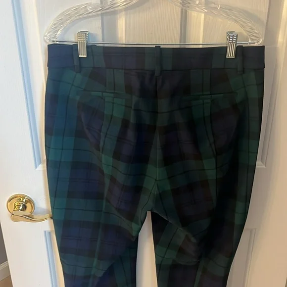 J. Crew Green and Black Plaid Pants - Picture 2 of 3